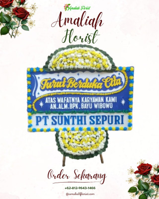 Papan Bunga Duka di Sayang