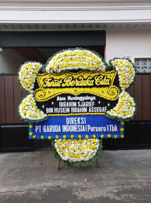 Papan Bunga Duka di Sayang